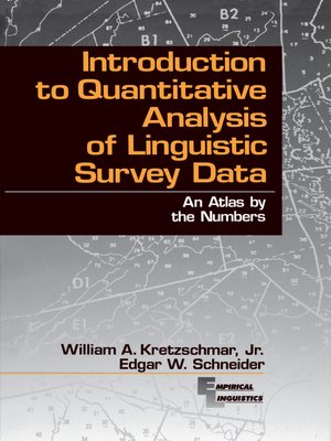cover image of Introduction to Quantitative Analysis of Linguistic Survey Data